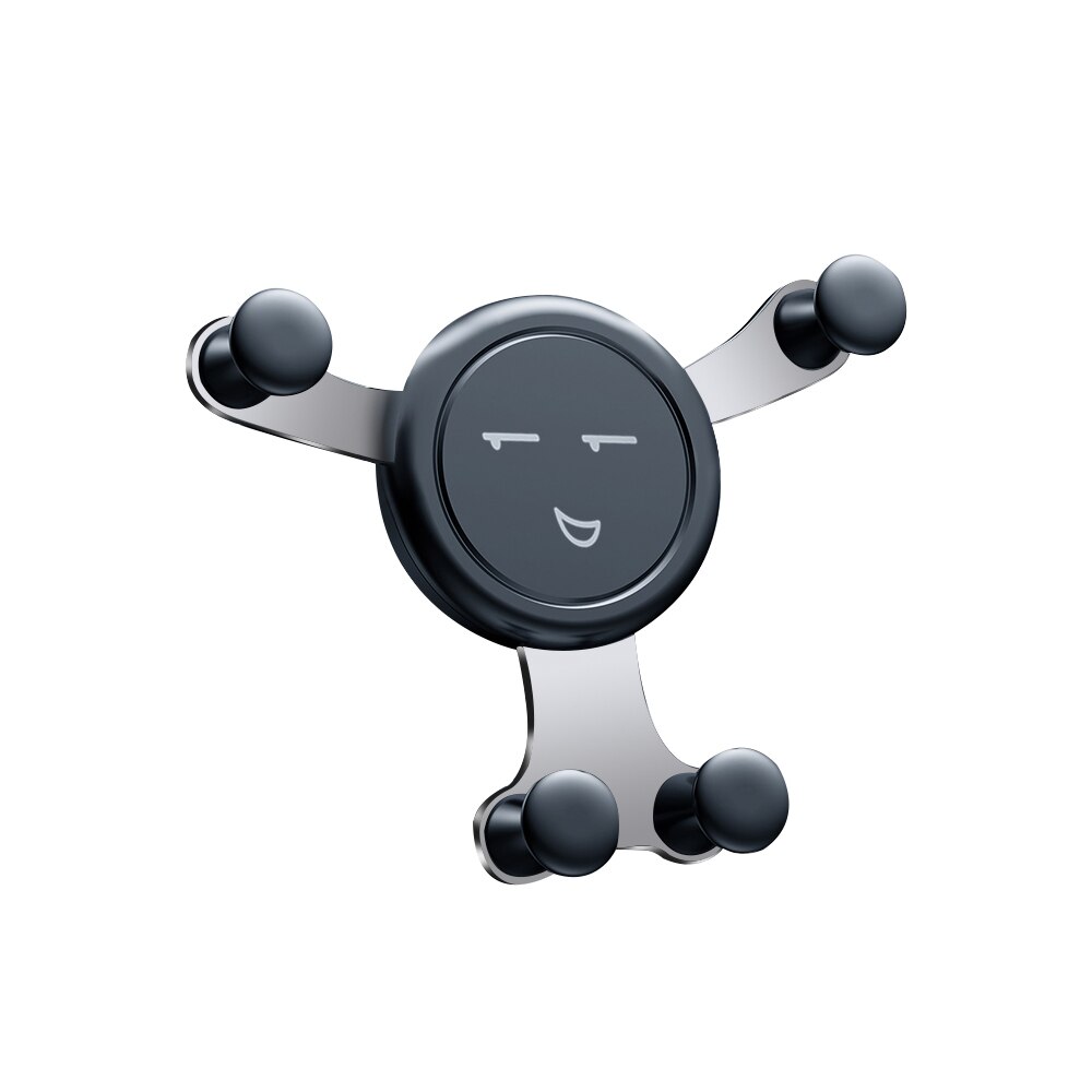 Soporte de teléfono de coche Gravity para teléfono con Clip para salida de aire de coche, soporte magnético para teléfono móvil, soporte GPS, soporte movil coche: silver
