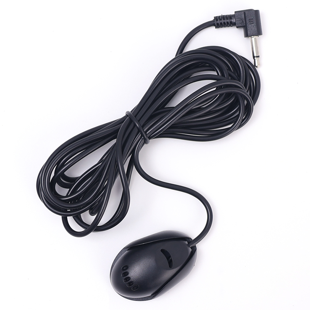 Self-Adhesive Car Audio Microphone 3.5mm Jack Plug Mic Stereo Mini 3.5m Wired External Microphone For Auto DVD Radio in Car: green
