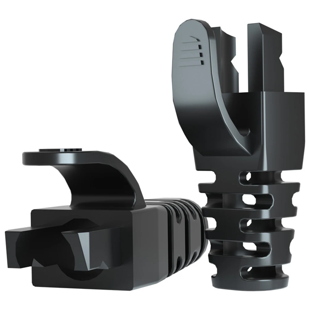 10-50Pcs CAT6 CAT5e Adapter Cap Ethernet Network Cable Connector Plugs RJ45 Caps Cat5 CAT6 Protective Sleeve Multicolour