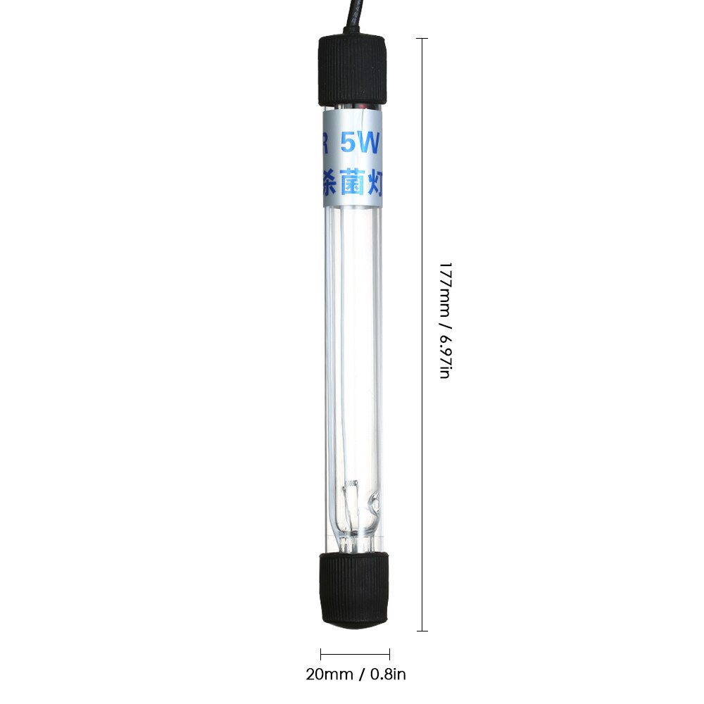 AC220-240V Aquarium UVC Lamp Lights Sterilizer UV Lamp Aquarium Lighting Fish Tank Bactericide UV Disinfection Water
