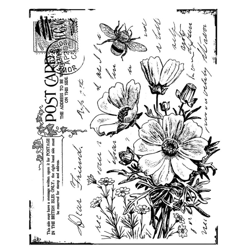 Retro Transparent Clear Silicone Stamp/Seal for DIY scrapbooking/photo album Decorative clear stamp A7140: R8X10CM