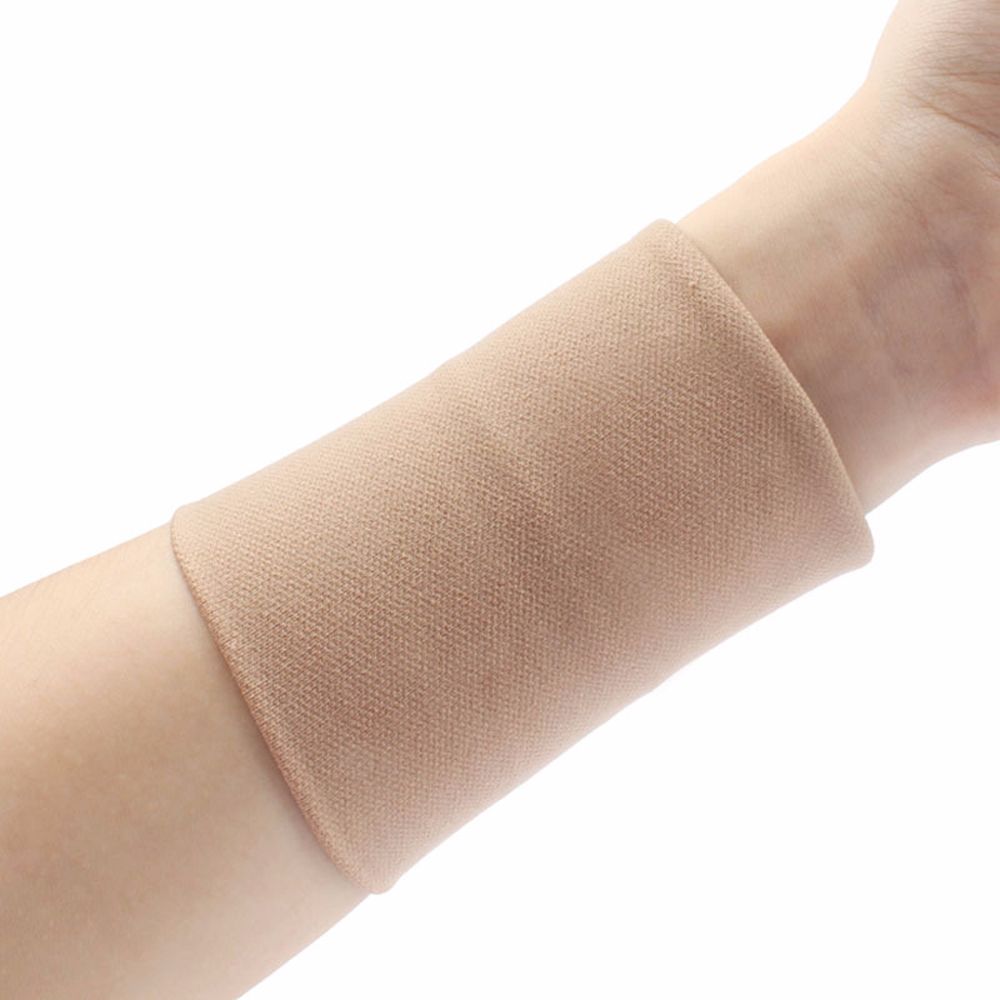 Muñequera protectora deportiva Unisex, brazalete suave para ejercicio, transpirable, Protector de soporte para muñeca: BBX43-Skin / S