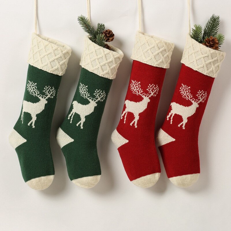 1pc julstrumpor hängande julgransdekoration prydnader år strumpor sport socksym