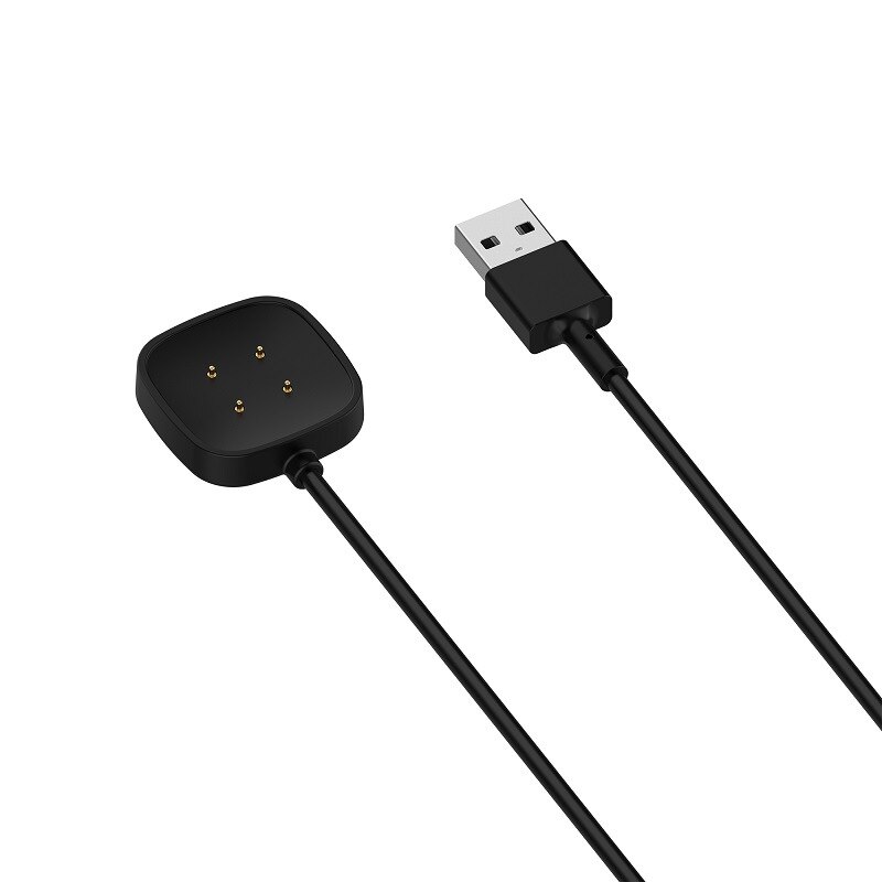 molo di ricarica per Fitbit Versa 3/senso accorto guarda cavo di ricarica base dati di ricarica USB per supporto caricabatterie Fitbit senso