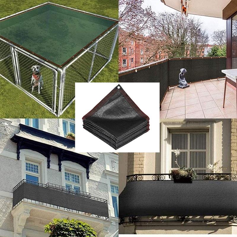 3M×5M Shade Sail Square Anti-UV Sun Shade Net Outdoor Awnings Sun Shelter Garden Patio Pool Shade Sail Garden Sun Shade Net