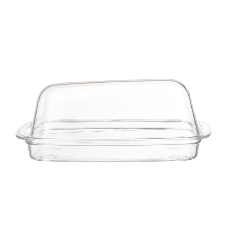 1pc Butter Dish Plastic Butter Storage Box Butter Container Fruit Dessert Plate: Default Title