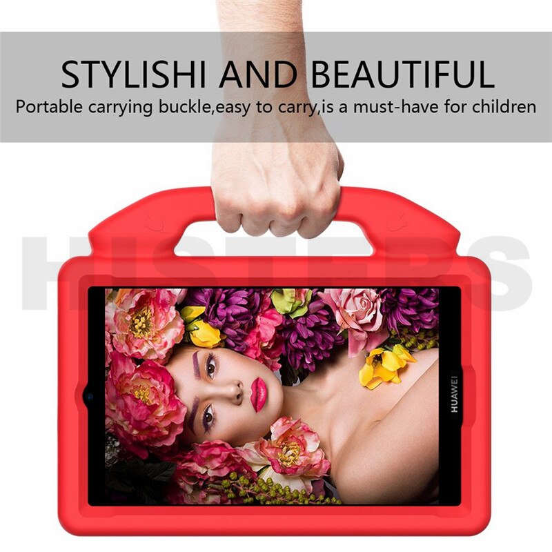 Kinderen Veilig Eva Shockproof Shell Voor Huawei Matepad T8 8 "Tablet Pc Model: kobe2-L03 Kob2-L09 Draagbare Kickstand Cover Case