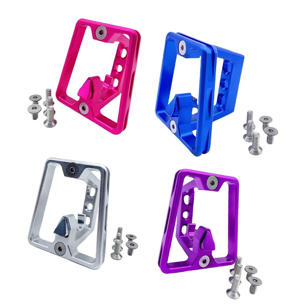 Bicycle Front Carrier Block Bracket Adapter Mount Rack for Folding Bike Bag Folding Bike Carrier Mounting Hardware Fitting Brack