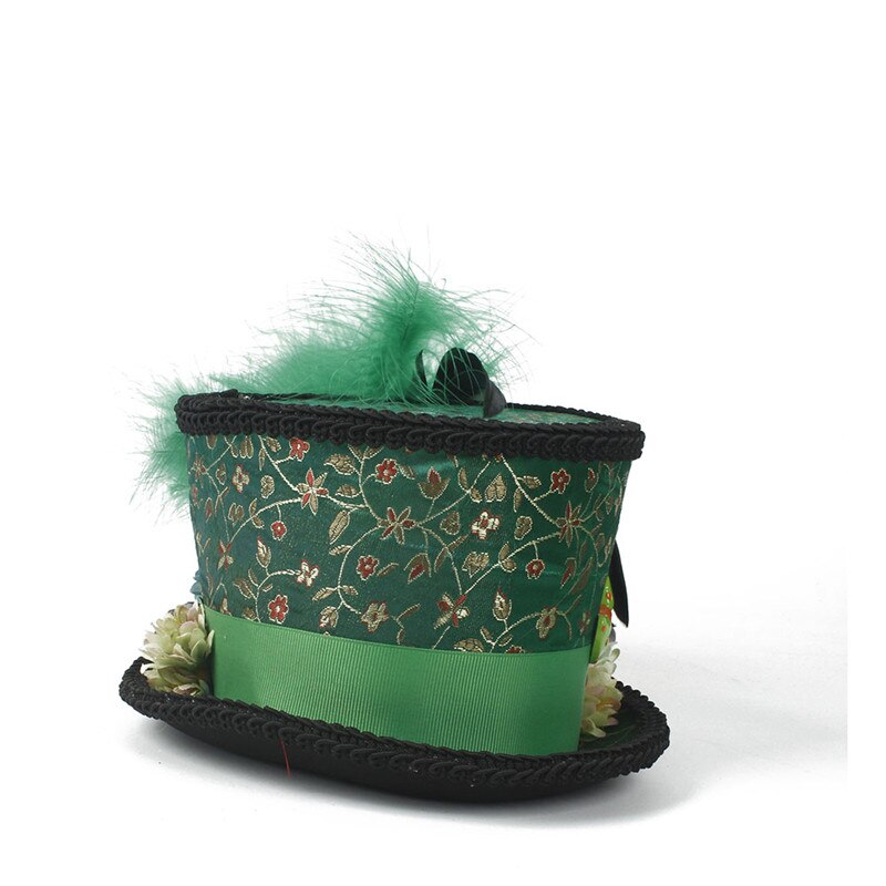 Kvinder blomst fascinator mini top hat hår dame klip gotisk fjer vinger ur sommerfugl dekoration hovedbeklædning hår