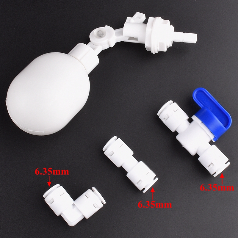 Support de Valve à flotteur à bille, 8 Types, support de serrage en verre pour Aquarium, Valve à flotteur pour Aquaculture, connexion, accessoire réglable: Or