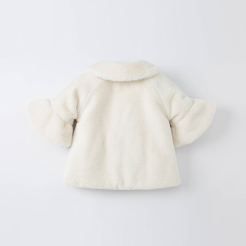 DBM19748 Dave Bella Winter Baby Meisjes Mode Stevige Gewatteerde Jas Kinderen Meisje Tops Baby Peuter Bovenkleding