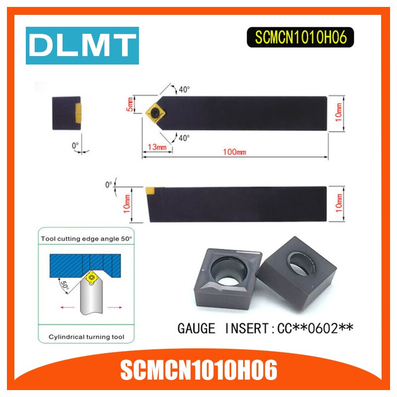 SCMCN1010 H06 Externe Draaigereedschap Houder Voor CCMT060204 Gebruikt op CNC Draaibank Machine