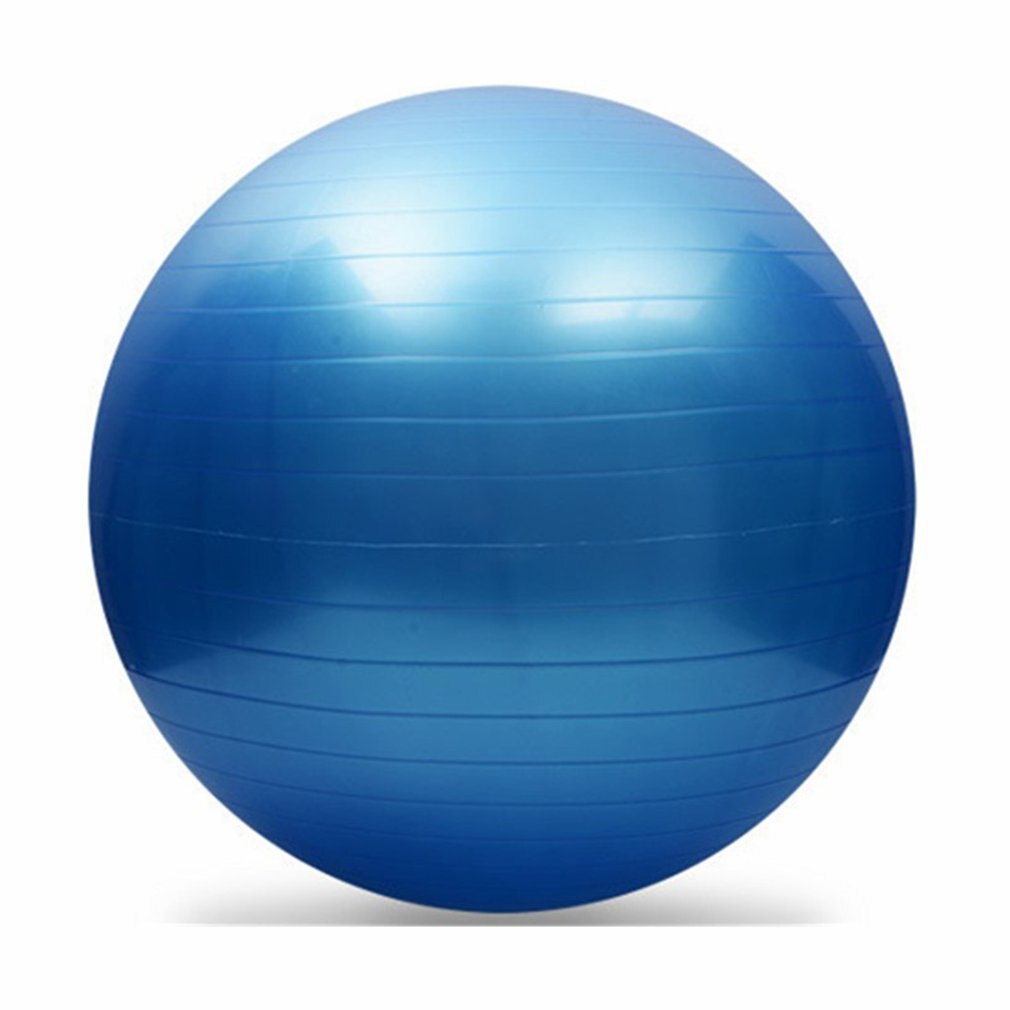 95cm yoga kugle værktøj vægttræning gym massage fitness kugler slappe af muskelkugler balance sport tykkere skridsikker: Blå