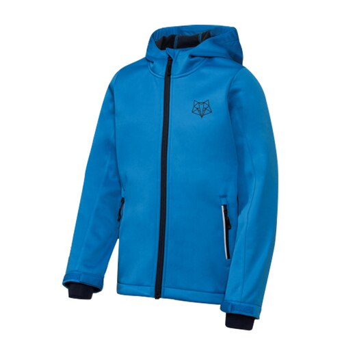 Jongens Winddicht/Waterdicht Softshell Jacket/Jas Met Bonded Fleece Voering, Maat 122-158: blue / 158 to 164