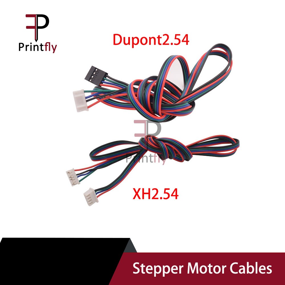 3D Printer Motor Cable Connector 55CM/75CM/100CM HX2.54 4pin to 6pin White Terminal 4pin Stepper Motor Cables