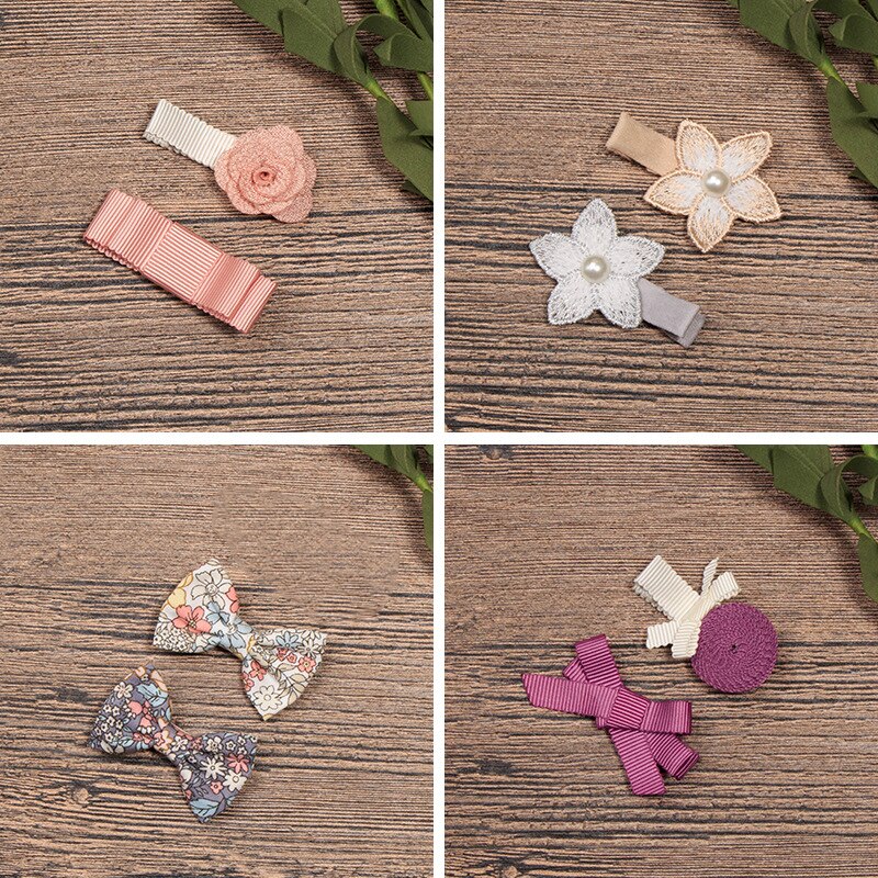 1Pc Leuke Baby Haar Clips Voor Meisjes Bloem Bogen Kids Kinderen Haar Clip Peuter Haarspeldjes Haarbandjes Baby Haar Accessoires