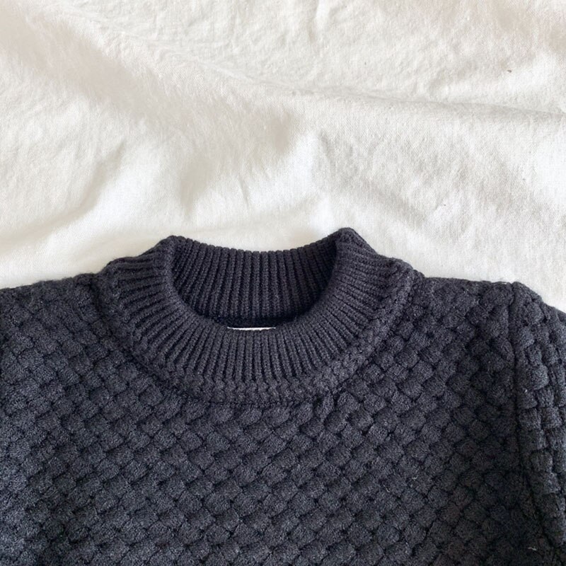 1-6 år efterår vinter baby børn drenge langærmet striktrøje baby børn drenge pullover sweatere børnetøj