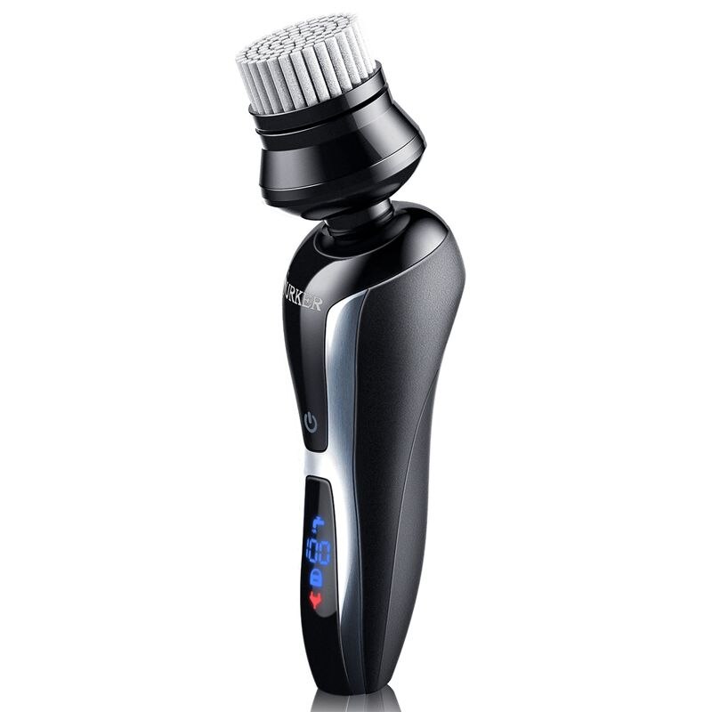 Surker Rscx9588-04 Men'S 4D Afeitadora eléctrica 4 en 1 recortadora de barba afeitadora recargable para hombres máquina de afeitar cuidado facial eléctrica S