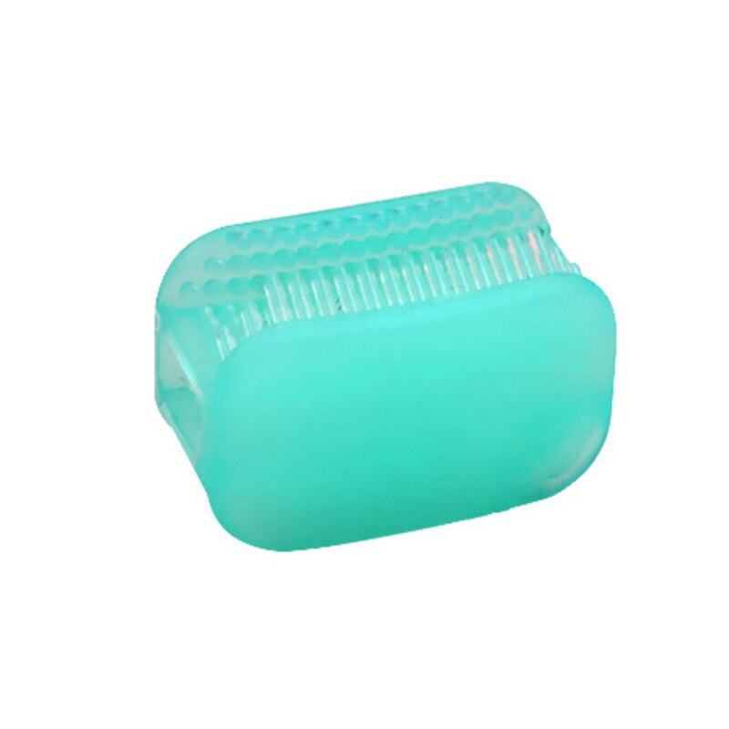 Mini Tandenborstel Food Grade Silicone Kauwen Tandenborstel 360 Cleaning Tanden Automatische Borstelen Tool: green