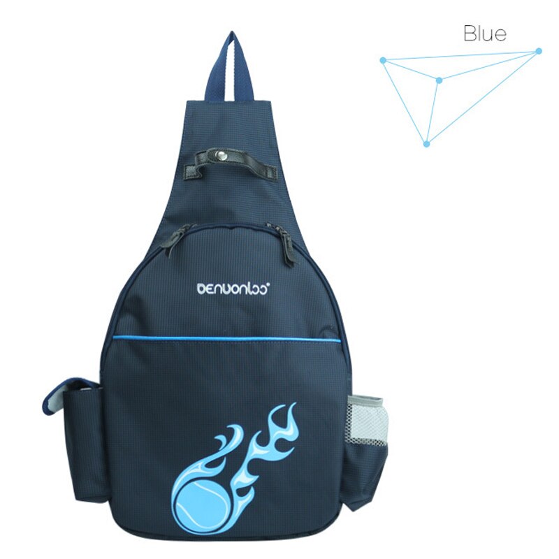 Mochila de bádminton para raqueta, bolsa de nailon impermeable para deportes al aire libre, accesorios para acampar, ciclismo, escalada, 2 uds.: Dark Blue