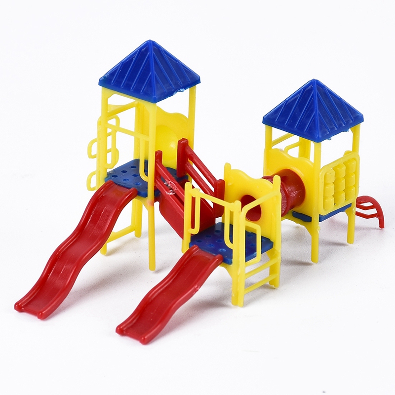 HG-1:150 Scale Playground Equipment Model Trains Layout Railway Building