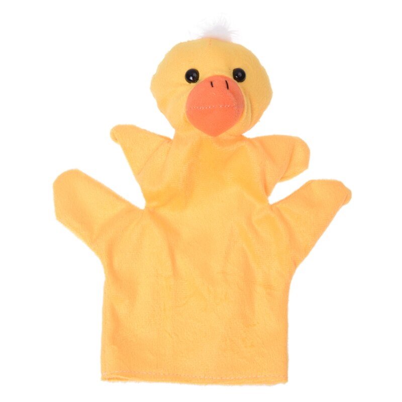 Marionnette à doigt de canard jaune