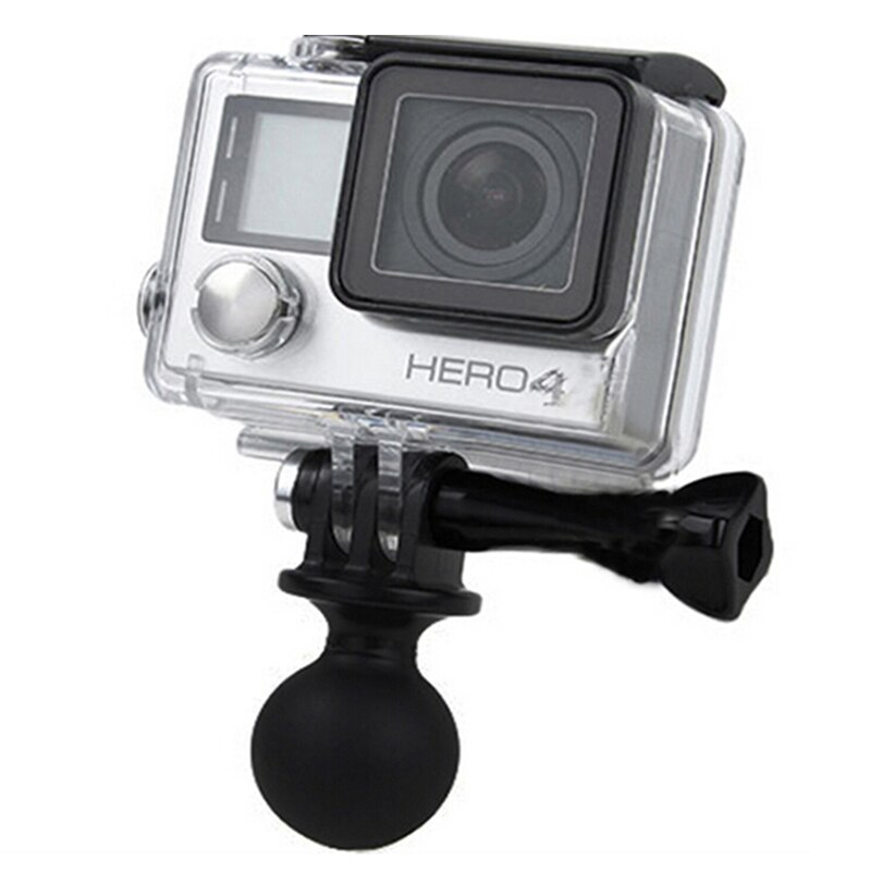 Soporte de RAM para GO PRO, accesorios para GoRro Hero 10, 9, 8, 7, 6, 5, 4, 3/3 + adaptador de cabeza de cardán estilo círculo de bola serie Sj