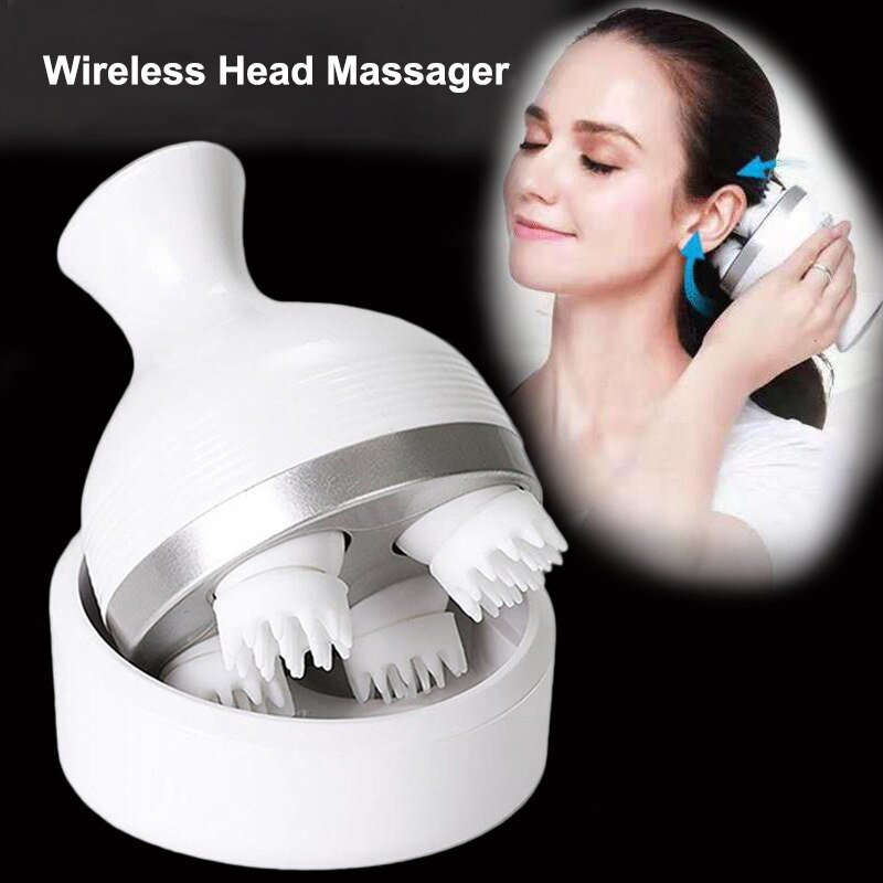Waterdichte Hoofd Massager Elektrische Vibrerende Hoofdhuid Body Diepe Massage Migraine Relief Voorkomen Haaruitval Stress Gezondheidszorg