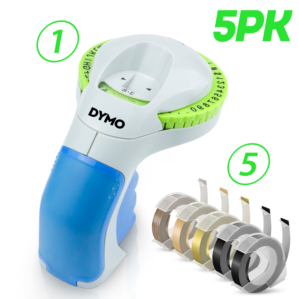 Dymo 12965 ręczna drukarka etykiet 9mm 3D tłoczenie taśma z etykietami do Dymo maszyna do etykietowania ręczna drukarka do etykiet 12965 DIY etykieta wstążka
