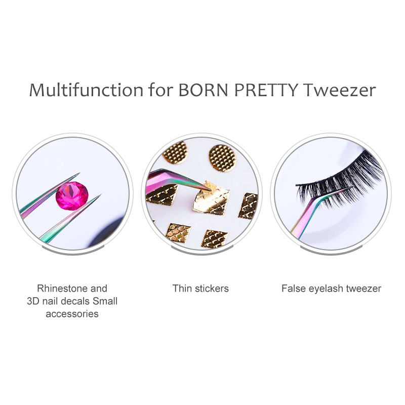 GEBOREN PRETTY Rvs Tweezer Wimpers Wenkbrauwen Hair Remover Tools Eye Brow Trimmer Enten Wimpers Tool