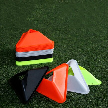 Driehoek Logo Plaat Voetbal Logo Vat Stapel Logo Plaat Obstakel Marker Basketbal Training Apparatuur: 40pcs