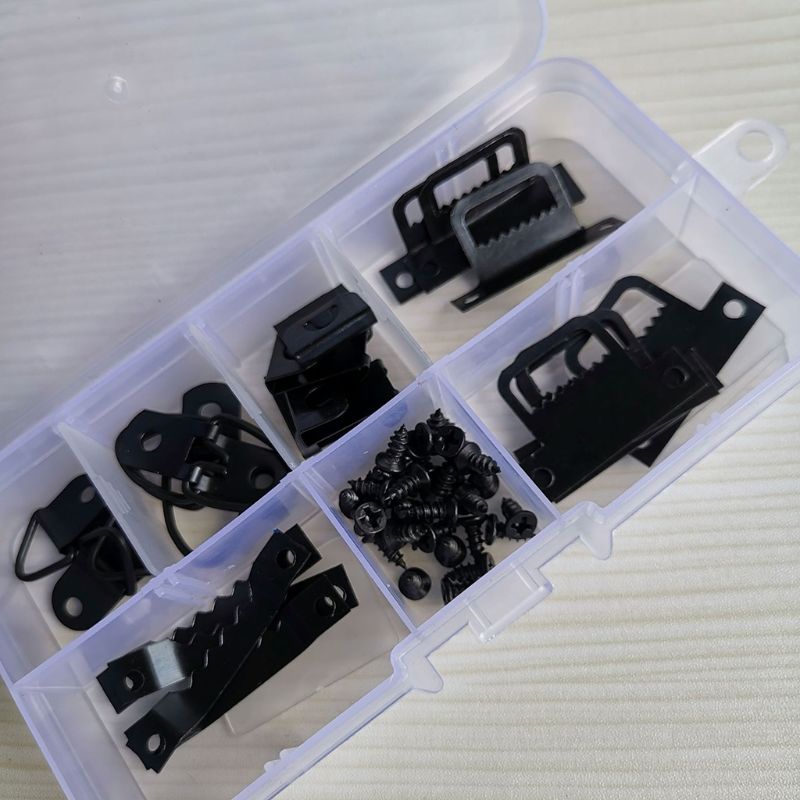 56pcs/set Photo Picture Frame Hanging Kit Heavy Duty Serrated Hanger Hardware For Wall Mounting