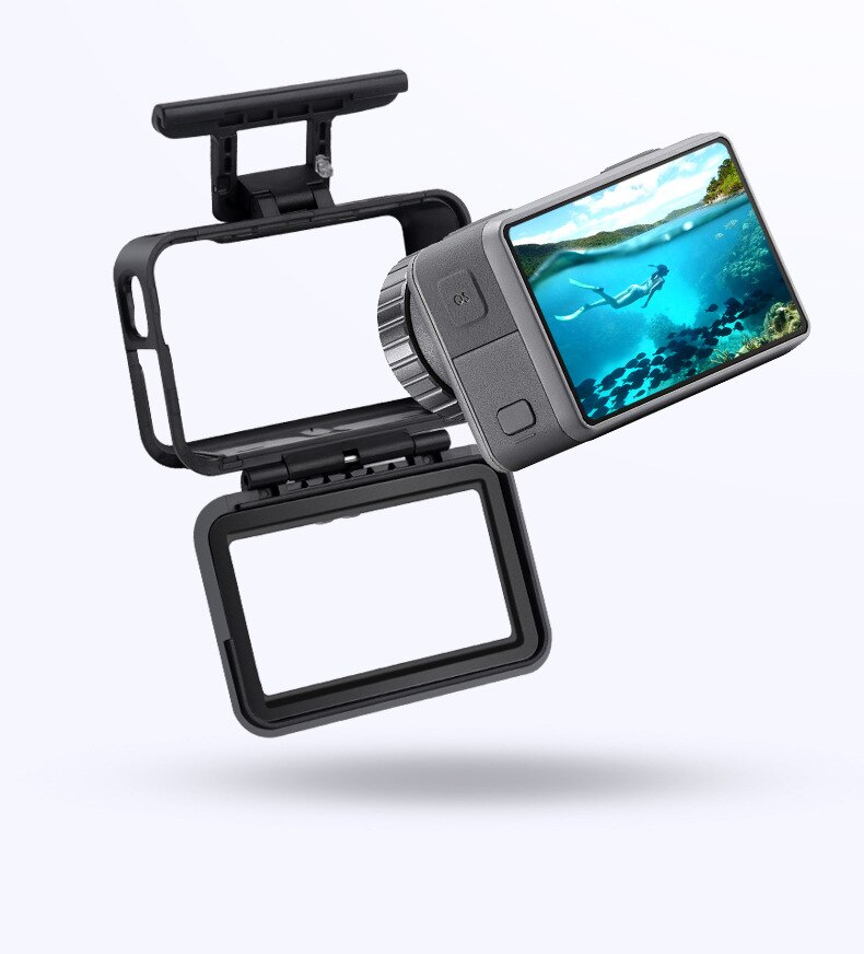 Camera Case Behuizing Frame Beschermhoes Aee Connector + Lone Schroef + Base Mount Voor Dji Osmo Action Accessoires