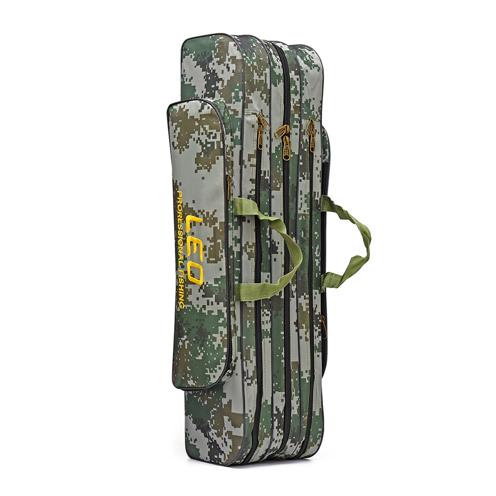 Twee/Drie Lagen 80 cm/90 cm Hengel Reel Tas Vissen Pole Gear Tackle Tool Reistas opbergtas Vissen Cover Bag