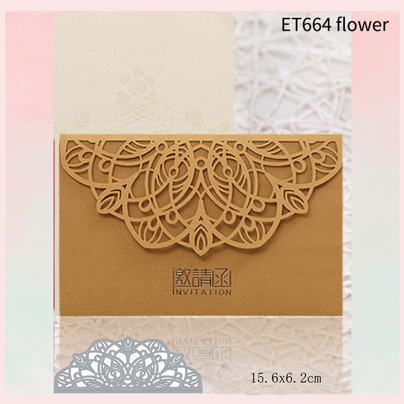 Card Making Cutting Dies Wedding Invitation Die Valentine's Day Decoration Metal Stencil DIY Scrapbooking Photo Album Decor