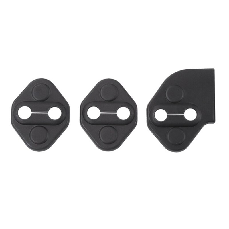 3Pcs Voor Suzuki Jimny Auto Deurslot Beschermende Decoratie Cover Trim Sticker Accessoires: Default Title