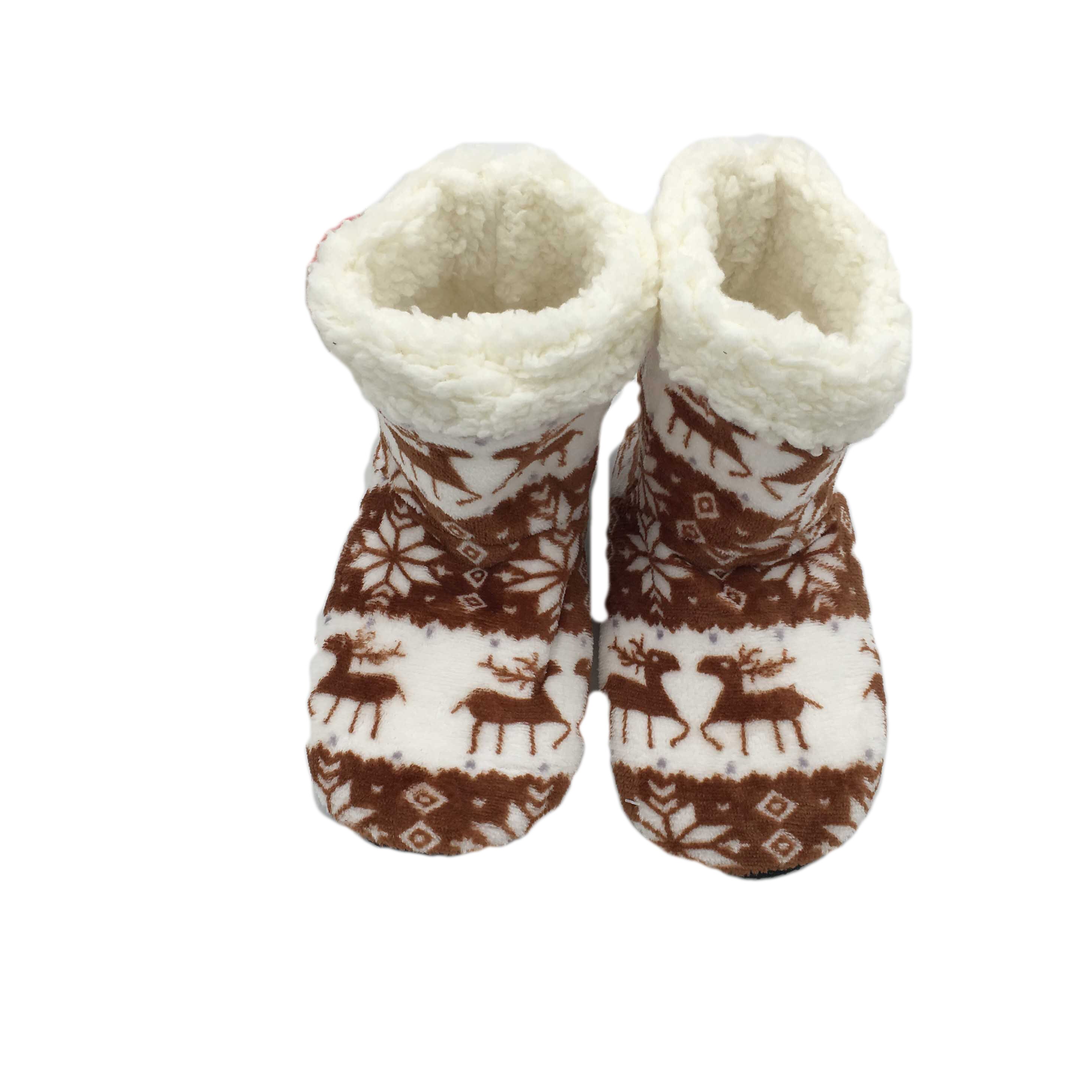 Crianças de pelúcia botas quentes meninas indoor não deslizamento piso sapatos sólidos botas de tornozelo quente para crianças: 5 / 29