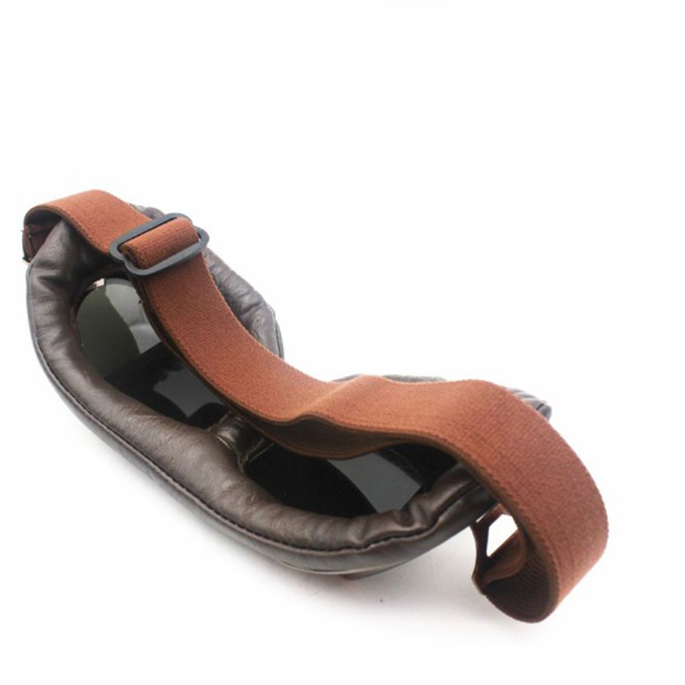 Retro Pilot Goggles Motor Beschermende Uitrusting Bril Oogbescherming Voor Motorcycle Cruiser Cafe Scooter Motoraccessoires