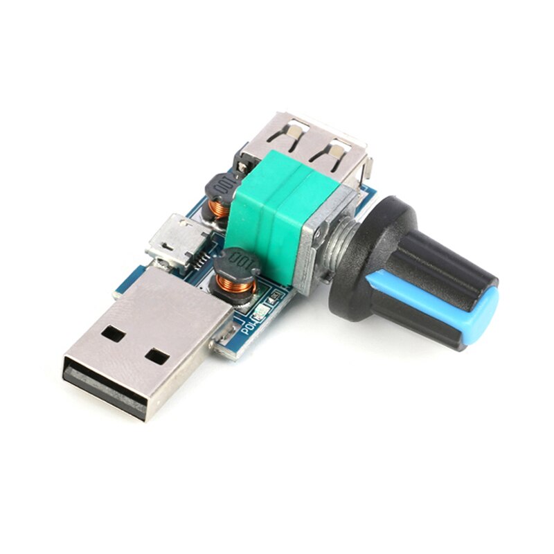 DC 4V-12V 5W XY-FS USB Fan Stepless Governor USB Fan Speed Controller Multi-Gear Auxiliary Cooling Tool
