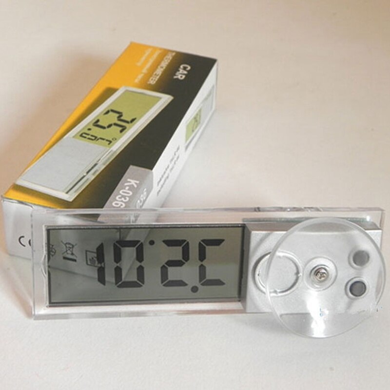 LCD cyfrowy miernik temperatury kryty dom zewnętrzny termometr samochodowy na przyssawkę przenośny mini termometr robić samochodu
