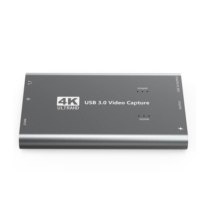 4K Video Capture Card USB 3.0 HDMI to USB Game Capture Card for Live Broadcasts Video Recording and More