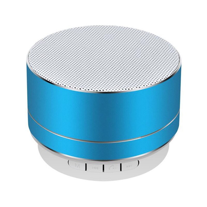 Draadloze Voor Bluetooth Luidspreker Met Subwoofer Ondersteuning TF Card Outdoor Portable handsfree Luidsprekers: blue