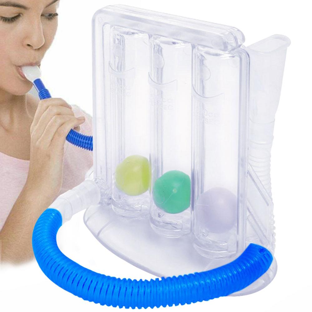 Tre-kugle-instrument åndedrætsanordning spirometri måleudstyr lungefunktion træningsrehabiliteringsudstyr