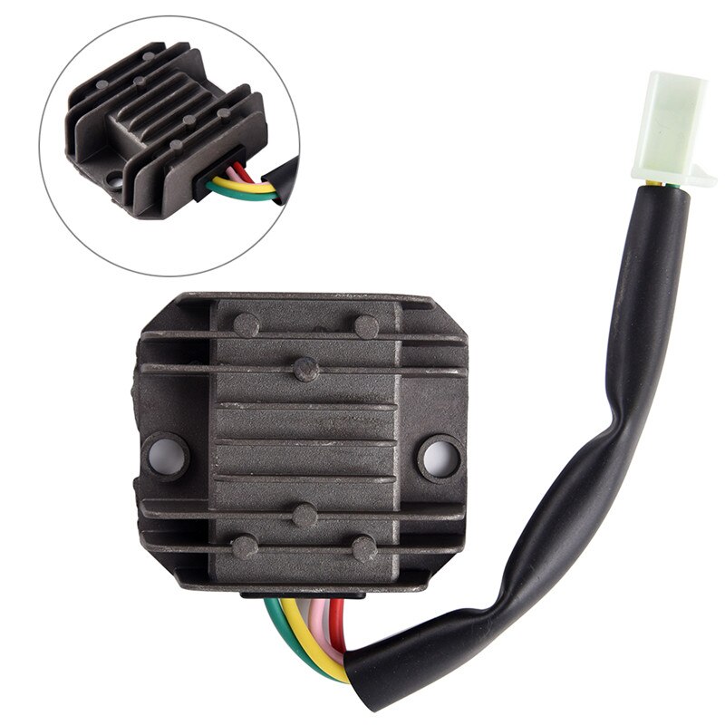 4 Wire Full Wave Motorcycle Regulator Rectifier for 12V DC Bike Quad Universal