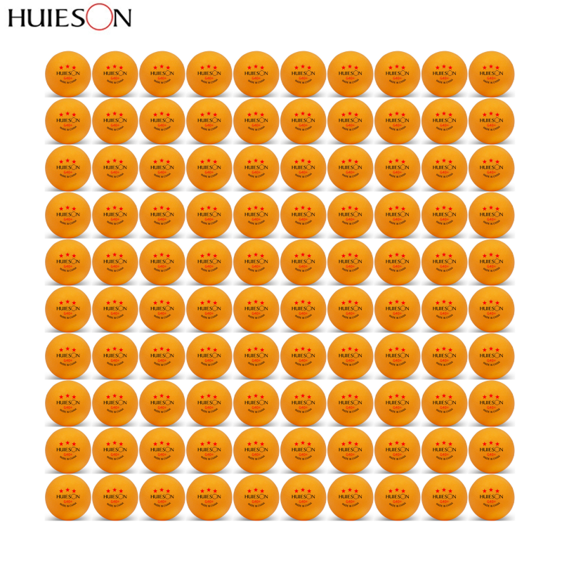 50/100/200 PCS/Carton Huieson G40 + Pingpongballen ABS Plastic Tafeltennisbal voor professionele Club Training