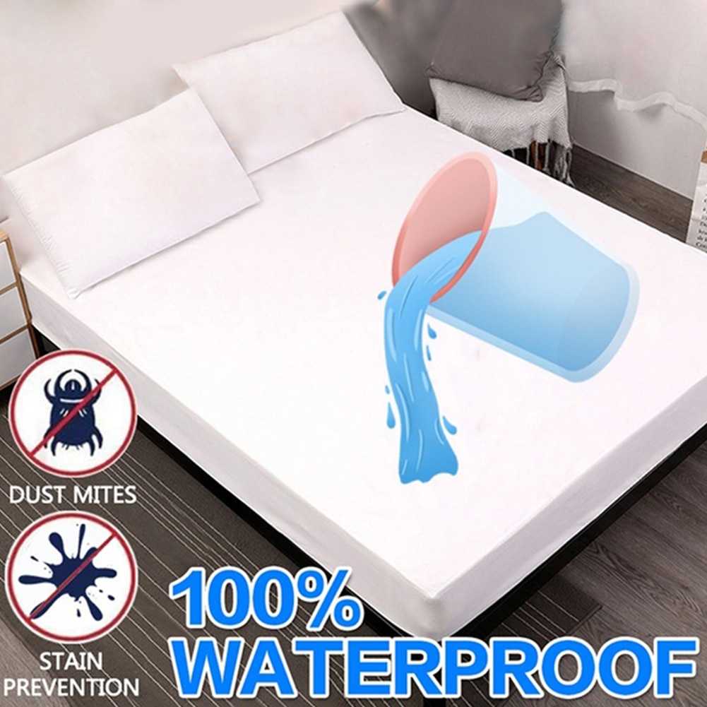 Waterdichte Beddengoed Blad Bed Cover Ademend Matras Cover Hypoallergeen Matras Covers