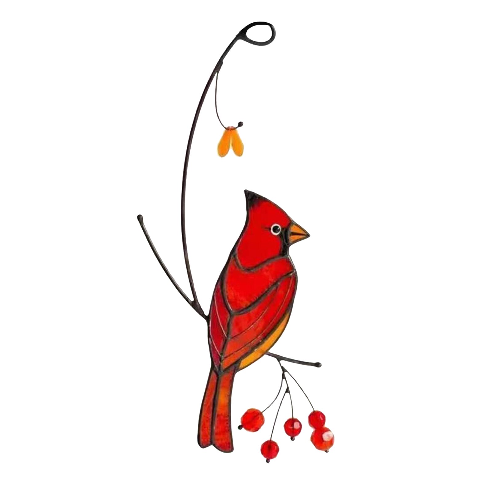 Wall Art Bird Sculpture ing Cardinal Sculpture Ornaments for Valnetine's Day: Style 4