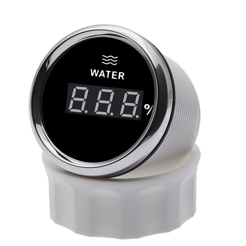 Digital Water Level Gauge +100-500mm Water level sensor 0-190 ohm Fit Boat Car Fuel Level Gauge Meter with Red Backlight 9-32V