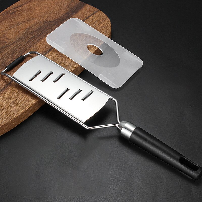 304 Rvs Aardappel Rasp Multifunctionele Groenten Slicer Draagbare Wortel Komkommer Keukenmachine Keuken Accessoires: Flake black