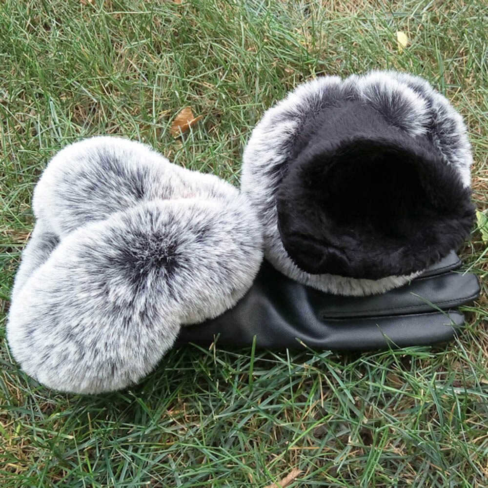 Guantes de piel de cordero para mujer, Guantes de piel de cordero, térmicos, a la , para Otoño e Invierno